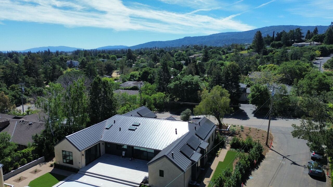 Standing seam metal roof — peninsula residential
